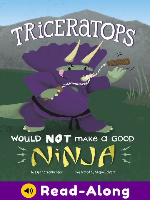 Cover image for Triceratops Would NOT Make a Good Ninja